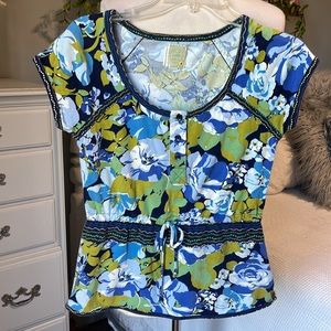 Little Yellow Button Top Womens S Shirt Cotton